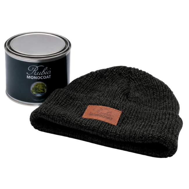 Green Beanie Brown