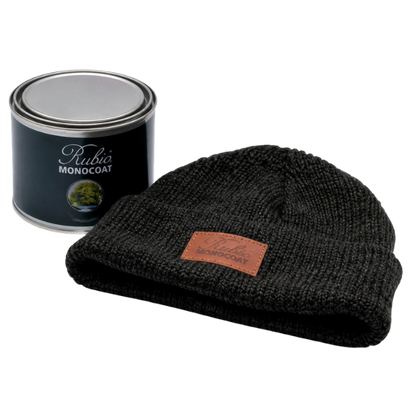 Green Beanie Brown